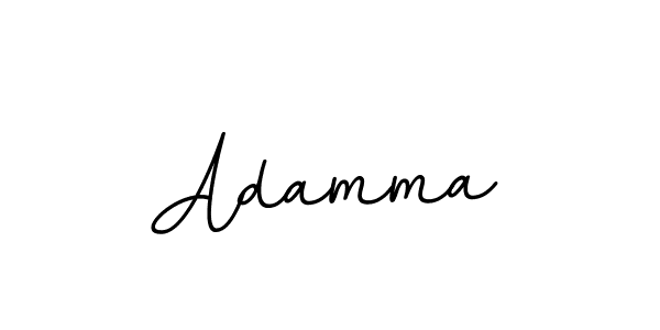 Design your own signature with our free online signature maker. With this signature software, you can create a handwritten (BallpointsItalic-DORy9) signature for name Adamma. Adamma signature style 11 images and pictures png