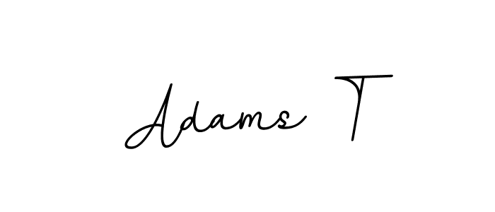 Design your own signature with our free online signature maker. With this signature software, you can create a handwritten (BallpointsItalic-DORy9) signature for name Adams T. Adams T signature style 11 images and pictures png