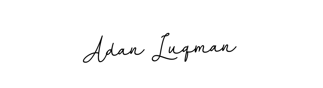 if you are searching for the best signature style for your name Adan Luqman. so please give up your signature search. here we have designed multiple signature styles  using BallpointsItalic-DORy9. Adan Luqman signature style 11 images and pictures png