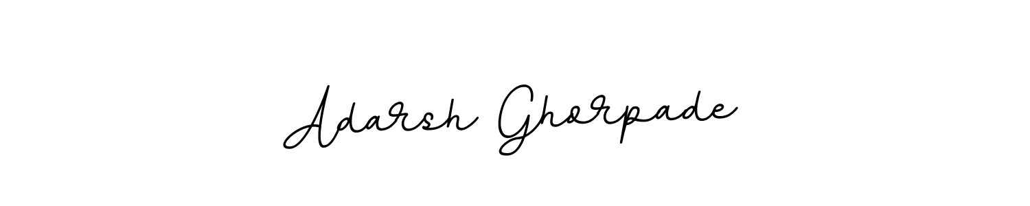 Design your own signature with our free online signature maker. With this signature software, you can create a handwritten (BallpointsItalic-DORy9) signature for name Adarsh Ghorpade. Adarsh Ghorpade signature style 11 images and pictures png