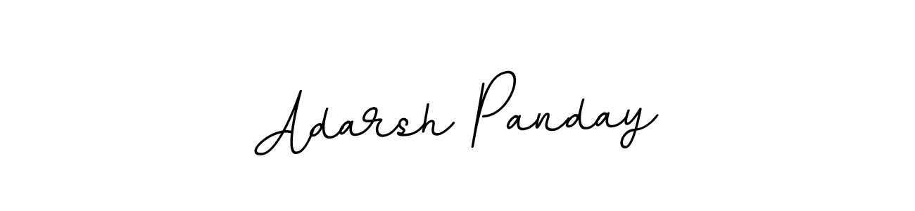 How to make Adarsh Panday name signature. Use BallpointsItalic-DORy9 style for creating short signs online. This is the latest handwritten sign. Adarsh Panday signature style 11 images and pictures png