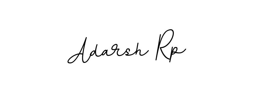 Design your own signature with our free online signature maker. With this signature software, you can create a handwritten (BallpointsItalic-DORy9) signature for name Adarsh Rp. Adarsh Rp signature style 11 images and pictures png