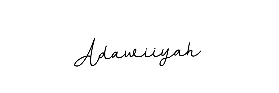 The best way (BallpointsItalic-DORy9) to make a short signature is to pick only two or three words in your name. The name Adawiiyah include a total of six letters. For converting this name. Adawiiyah signature style 11 images and pictures png