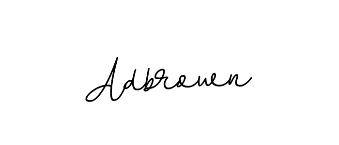 How to make Adbrown name signature. Use BallpointsItalic-DORy9 style for creating short signs online. This is the latest handwritten sign. Adbrown signature style 11 images and pictures png