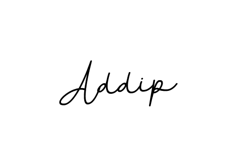 Use a signature maker to create a handwritten signature online. With this signature software, you can design (BallpointsItalic-DORy9) your own signature for name Addip. Addip signature style 11 images and pictures png