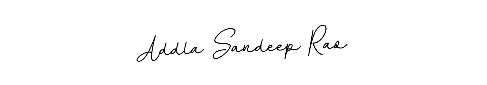 Addla Sandeep Rao stylish signature style. Best Handwritten Sign (BallpointsItalic-DORy9) for my name. Handwritten Signature Collection Ideas for my name Addla Sandeep Rao. Addla Sandeep Rao signature style 11 images and pictures png