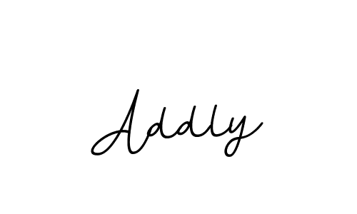 The best way (BallpointsItalic-DORy9) to make a short signature is to pick only two or three words in your name. The name Addly include a total of six letters. For converting this name. Addly signature style 11 images and pictures png