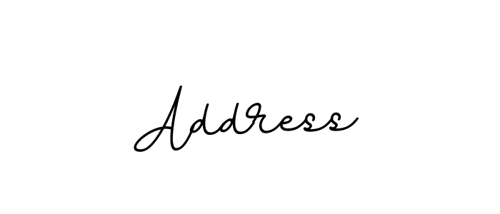 How to make Address name signature. Use BallpointsItalic-DORy9 style for creating short signs online. This is the latest handwritten sign. Address signature style 11 images and pictures png