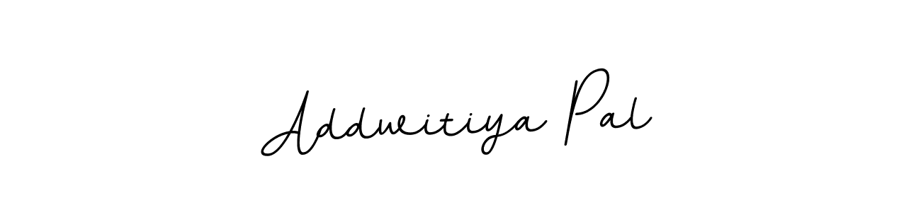 Make a beautiful signature design for name Addwitiya Pal. With this signature (BallpointsItalic-DORy9) style, you can create a handwritten signature for free. Addwitiya Pal signature style 11 images and pictures png