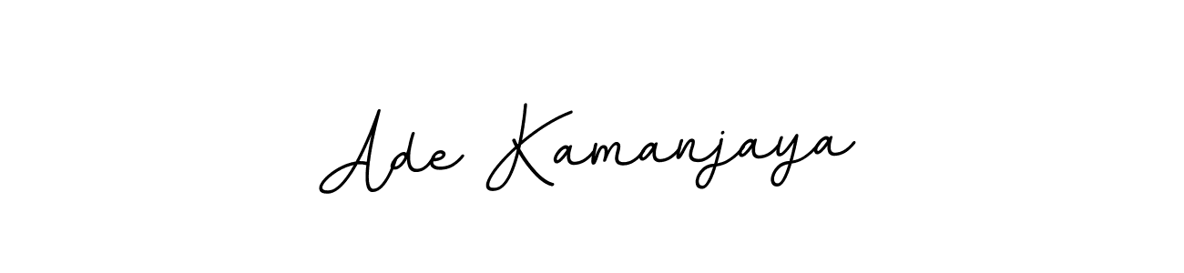 The best way (BallpointsItalic-DORy9) to make a short signature is to pick only two or three words in your name. The name Ade Kamanjaya include a total of six letters. For converting this name. Ade Kamanjaya signature style 11 images and pictures png