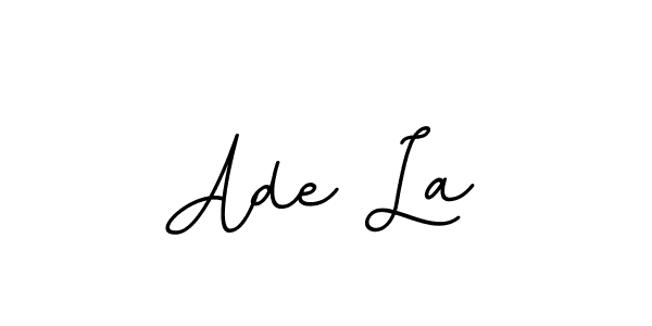 Create a beautiful signature design for name Ade La. With this signature (BallpointsItalic-DORy9) fonts, you can make a handwritten signature for free. Ade La signature style 11 images and pictures png