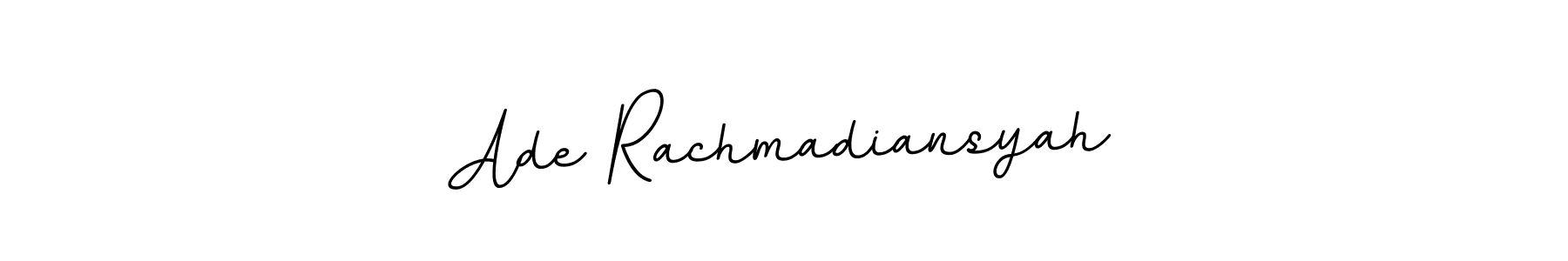It looks lik you need a new signature style for name Ade Rachmadiansyah. Design unique handwritten (BallpointsItalic-DORy9) signature with our free signature maker in just a few clicks. Ade Rachmadiansyah signature style 11 images and pictures png