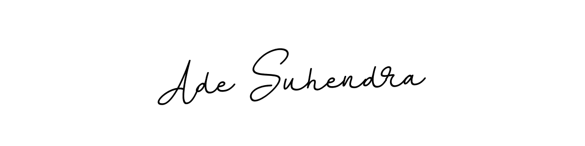 You should practise on your own different ways (BallpointsItalic-DORy9) to write your name (Ade Suhendra) in signature. don't let someone else do it for you. Ade Suhendra signature style 11 images and pictures png