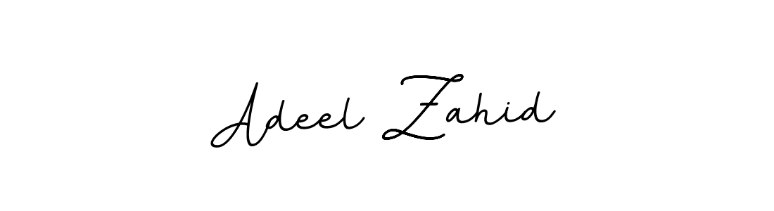 How to make Adeel Zahid name signature. Use BallpointsItalic-DORy9 style for creating short signs online. This is the latest handwritten sign. Adeel Zahid signature style 11 images and pictures png