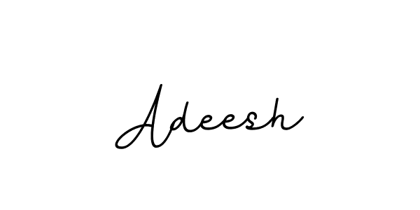 How to make Adeesh name signature. Use BallpointsItalic-DORy9 style for creating short signs online. This is the latest handwritten sign. Adeesh signature style 11 images and pictures png