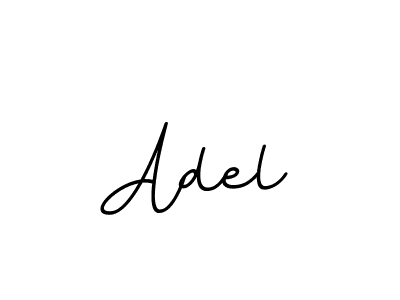 Make a beautiful signature design for name Adel. With this signature (BallpointsItalic-DORy9) style, you can create a handwritten signature for free. Adel signature style 11 images and pictures png