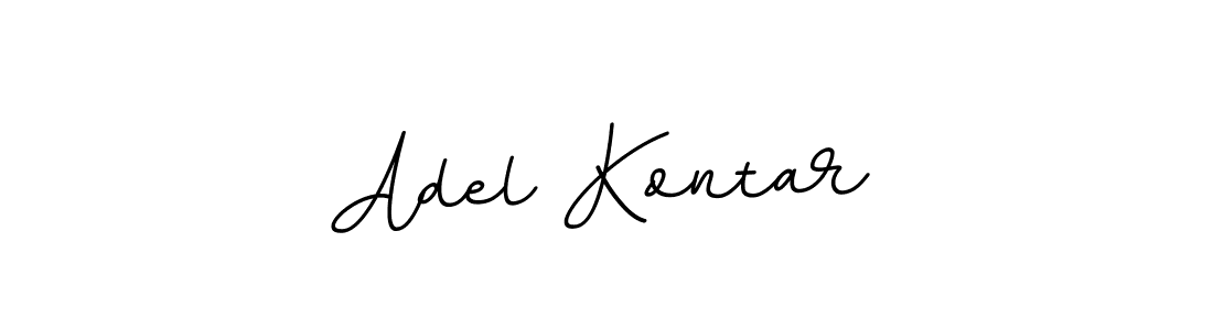 Make a beautiful signature design for name Adel Kontar. With this signature (BallpointsItalic-DORy9) style, you can create a handwritten signature for free. Adel Kontar signature style 11 images and pictures png