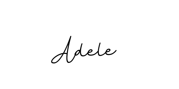 How to make Adele  name signature. Use BallpointsItalic-DORy9 style for creating short signs online. This is the latest handwritten sign. Adele  signature style 11 images and pictures png