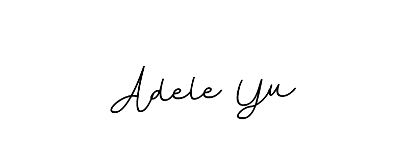 Create a beautiful signature design for name Adele Yu. With this signature (BallpointsItalic-DORy9) fonts, you can make a handwritten signature for free. Adele Yu signature style 11 images and pictures png