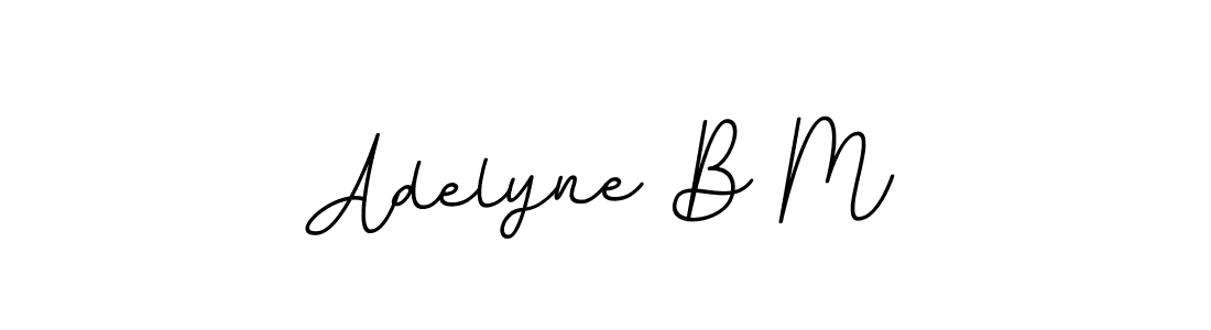 Also we have Adelyne B M name is the best signature style. Create professional handwritten signature collection using BallpointsItalic-DORy9 autograph style. Adelyne B M signature style 11 images and pictures png