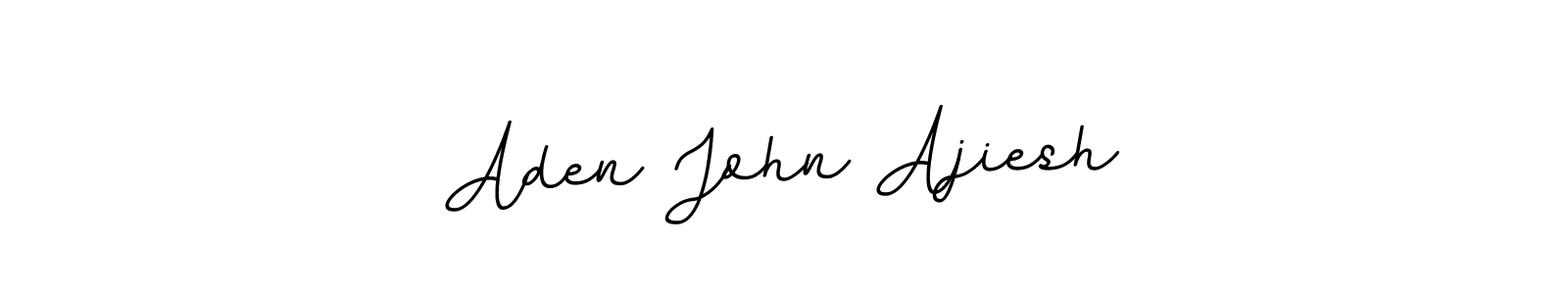 Design your own signature with our free online signature maker. With this signature software, you can create a handwritten (BallpointsItalic-DORy9) signature for name Aden John Ajiesh. Aden John Ajiesh signature style 11 images and pictures png