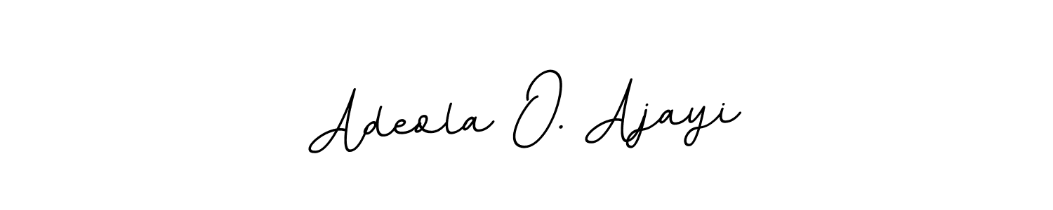 This is the best signature style for the Adeola O. Ajayi name. Also you like these signature font (BallpointsItalic-DORy9). Mix name signature. Adeola O. Ajayi signature style 11 images and pictures png