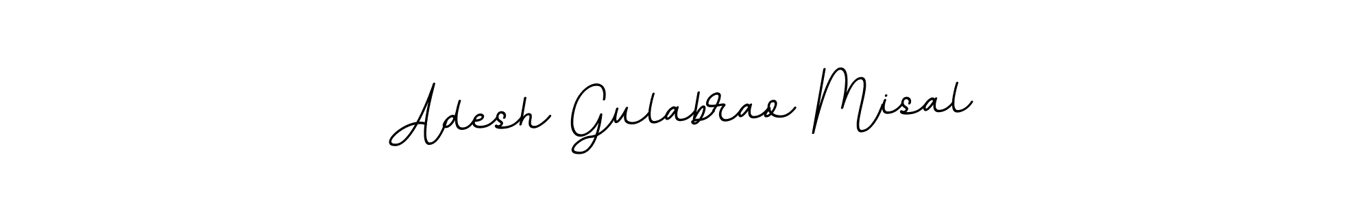 Make a beautiful signature design for name Adesh Gulabrao Misal. With this signature (BallpointsItalic-DORy9) style, you can create a handwritten signature for free. Adesh Gulabrao Misal signature style 11 images and pictures png