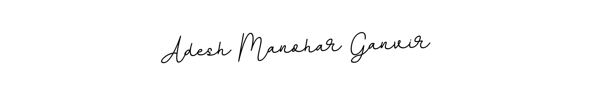 Adesh Manohar Ganvir stylish signature style. Best Handwritten Sign (BallpointsItalic-DORy9) for my name. Handwritten Signature Collection Ideas for my name Adesh Manohar Ganvir. Adesh Manohar Ganvir signature style 11 images and pictures png