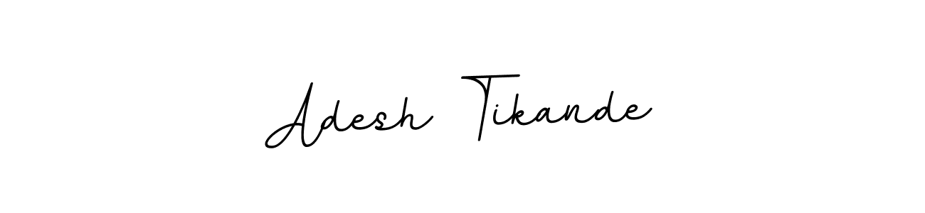 Design your own signature with our free online signature maker. With this signature software, you can create a handwritten (BallpointsItalic-DORy9) signature for name Adesh Tikande. Adesh Tikande signature style 11 images and pictures png