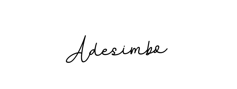 Design your own signature with our free online signature maker. With this signature software, you can create a handwritten (BallpointsItalic-DORy9) signature for name Adesimbo. Adesimbo signature style 11 images and pictures png