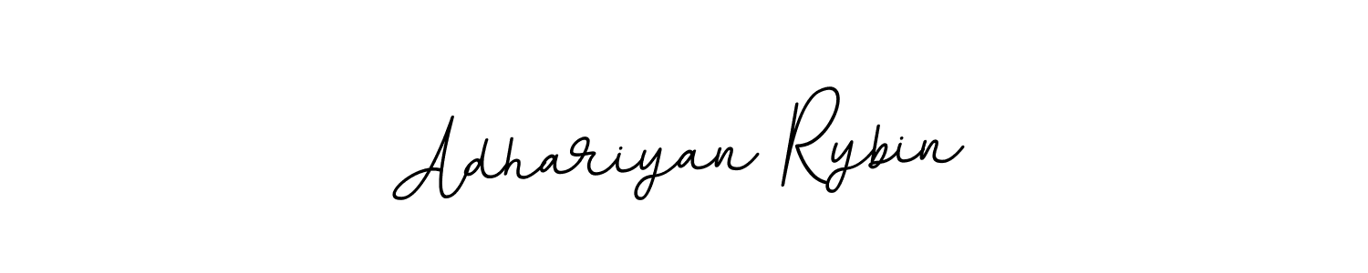 BallpointsItalic-DORy9 is a professional signature style that is perfect for those who want to add a touch of class to their signature. It is also a great choice for those who want to make their signature more unique. Get Adhariyan Rybin name to fancy signature for free. Adhariyan Rybin signature style 11 images and pictures png