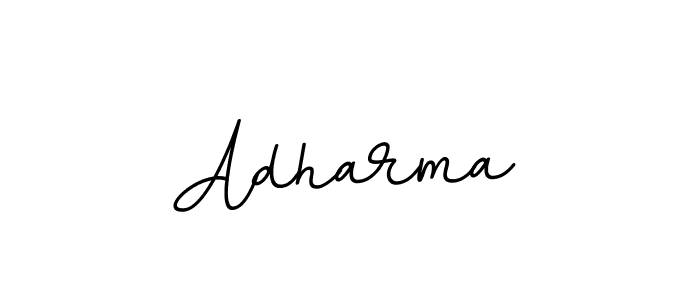 The best way (BallpointsItalic-DORy9) to make a short signature is to pick only two or three words in your name. The name Adharma include a total of six letters. For converting this name. Adharma signature style 11 images and pictures png