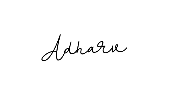 Make a beautiful signature design for name Adharv. With this signature (BallpointsItalic-DORy9) style, you can create a handwritten signature for free. Adharv signature style 11 images and pictures png