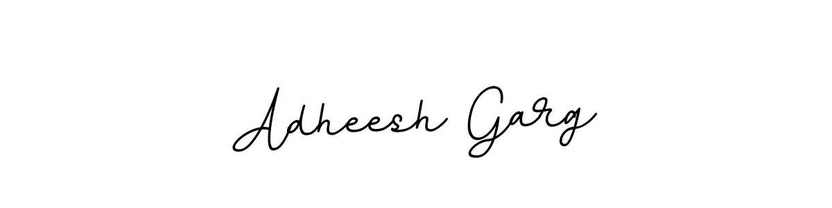 Make a beautiful signature design for name Adheesh Garg. With this signature (BallpointsItalic-DORy9) style, you can create a handwritten signature for free. Adheesh Garg signature style 11 images and pictures png