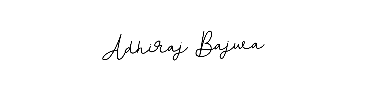 How to make Adhiraj Bajwa name signature. Use BallpointsItalic-DORy9 style for creating short signs online. This is the latest handwritten sign. Adhiraj Bajwa signature style 11 images and pictures png
