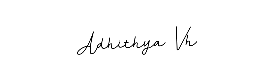 Make a beautiful signature design for name Adhithya Vh. With this signature (BallpointsItalic-DORy9) style, you can create a handwritten signature for free. Adhithya Vh signature style 11 images and pictures png