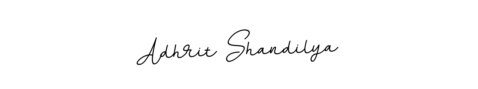 You should practise on your own different ways (BallpointsItalic-DORy9) to write your name (Adhrit Shandilya) in signature. don't let someone else do it for you. Adhrit Shandilya signature style 11 images and pictures png