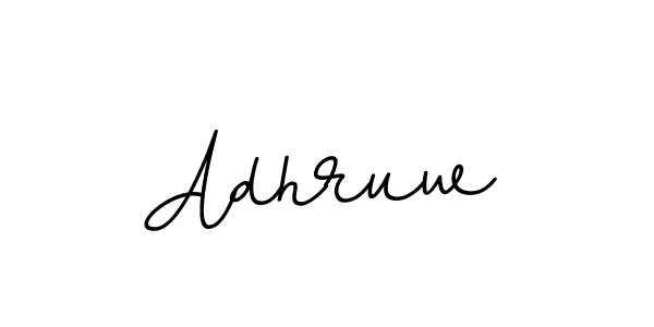 Design your own signature with our free online signature maker. With this signature software, you can create a handwritten (BallpointsItalic-DORy9) signature for name Adhruw. Adhruw signature style 11 images and pictures png