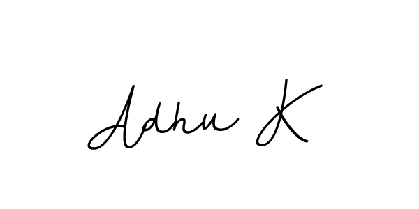 How to Draw Adhu K signature style? BallpointsItalic-DORy9 is a latest design signature styles for name Adhu K. Adhu K signature style 11 images and pictures png