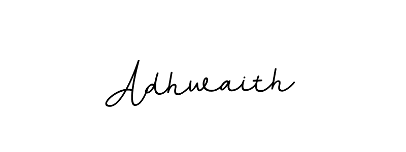 How to make Adhwaith name signature. Use BallpointsItalic-DORy9 style for creating short signs online. This is the latest handwritten sign. Adhwaith signature style 11 images and pictures png