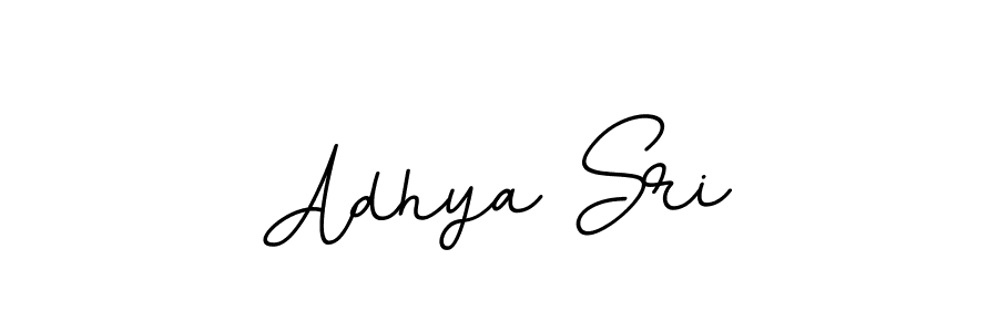 Design your own signature with our free online signature maker. With this signature software, you can create a handwritten (BallpointsItalic-DORy9) signature for name Adhya Sri. Adhya Sri signature style 11 images and pictures png