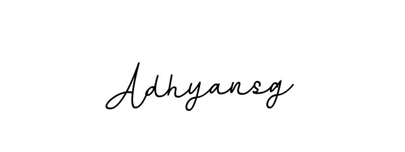 Design your own signature with our free online signature maker. With this signature software, you can create a handwritten (BallpointsItalic-DORy9) signature for name Adhyansg. Adhyansg signature style 11 images and pictures png