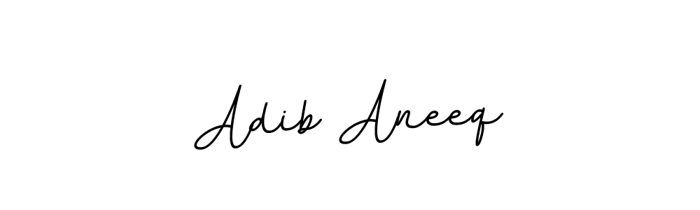 BallpointsItalic-DORy9 is a professional signature style that is perfect for those who want to add a touch of class to their signature. It is also a great choice for those who want to make their signature more unique. Get Adib Aneeq name to fancy signature for free. Adib Aneeq signature style 11 images and pictures png
