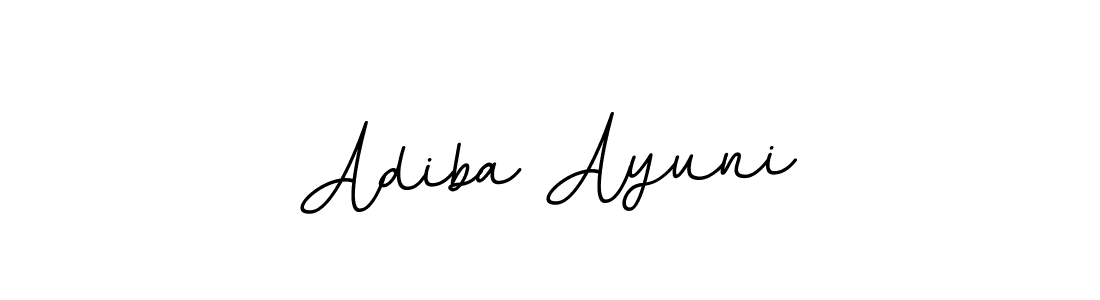 Adiba Ayuni stylish signature style. Best Handwritten Sign (BallpointsItalic-DORy9) for my name. Handwritten Signature Collection Ideas for my name Adiba Ayuni. Adiba Ayuni signature style 11 images and pictures png