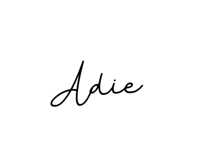 Design your own signature with our free online signature maker. With this signature software, you can create a handwritten (BallpointsItalic-DORy9) signature for name Adie. Adie signature style 11 images and pictures png