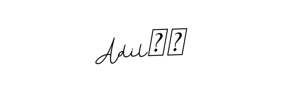 Also we have Adil❤️ name is the best signature style. Create professional handwritten signature collection using BallpointsItalic-DORy9 autograph style. Adil❤️ signature style 11 images and pictures png
