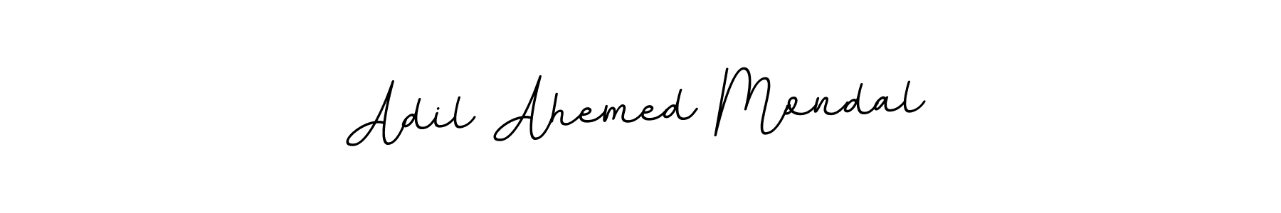 This is the best signature style for the Adil Ahemed Mondal name. Also you like these signature font (BallpointsItalic-DORy9). Mix name signature. Adil Ahemed Mondal signature style 11 images and pictures png