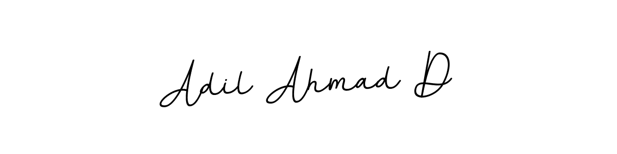 How to make Adil Ahmad D name signature. Use BallpointsItalic-DORy9 style for creating short signs online. This is the latest handwritten sign. Adil Ahmad D signature style 11 images and pictures png