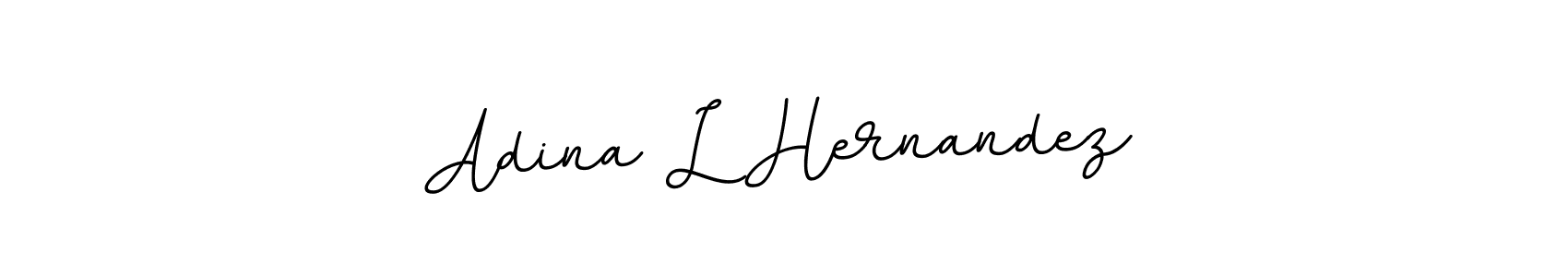 It looks lik you need a new signature style for name Adina L Hernandez. Design unique handwritten (BallpointsItalic-DORy9) signature with our free signature maker in just a few clicks. Adina L Hernandez signature style 11 images and pictures png