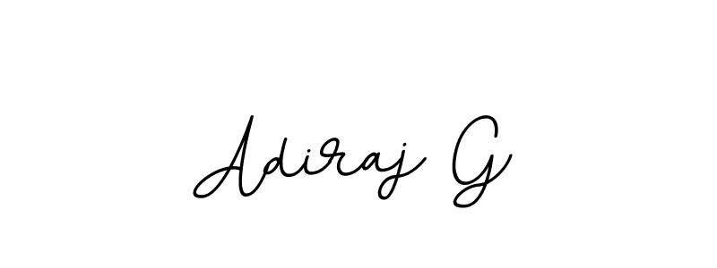 Make a beautiful signature design for name Adiraj G. With this signature (BallpointsItalic-DORy9) style, you can create a handwritten signature for free. Adiraj G signature style 11 images and pictures png